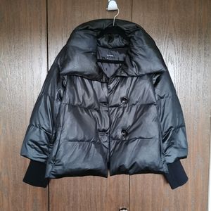 Black puffer jacket